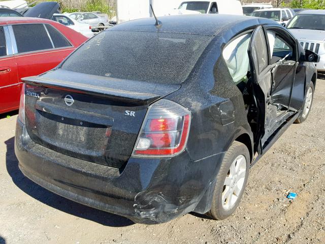 3N1AB6AP7AL725938 - 2010 NISSAN SENTRA 2.0 BLACK photo 4