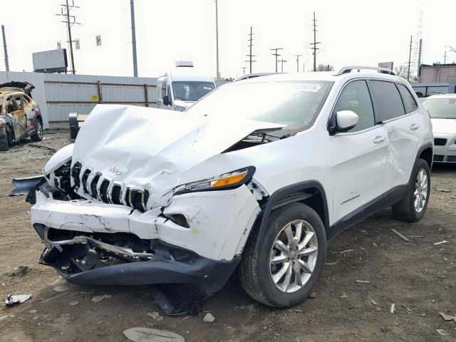 1C4PJMDB2GW262222 - 2016 JEEP CHEROKEE L WHITE photo 2