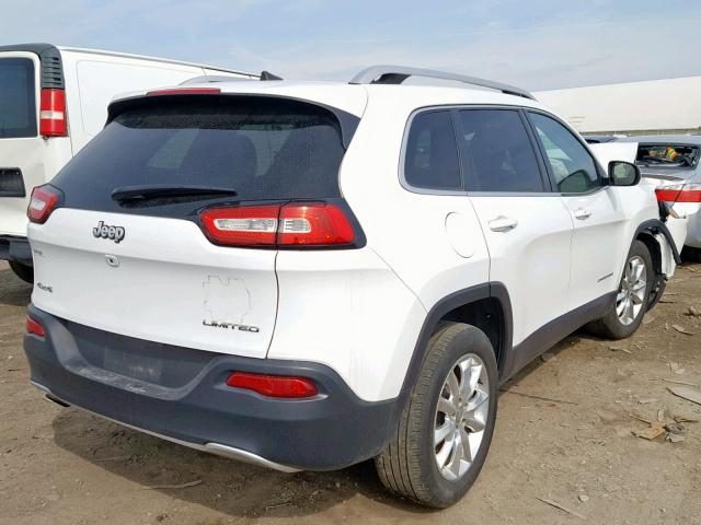 1C4PJMDB2GW262222 - 2016 JEEP CHEROKEE L WHITE photo 4