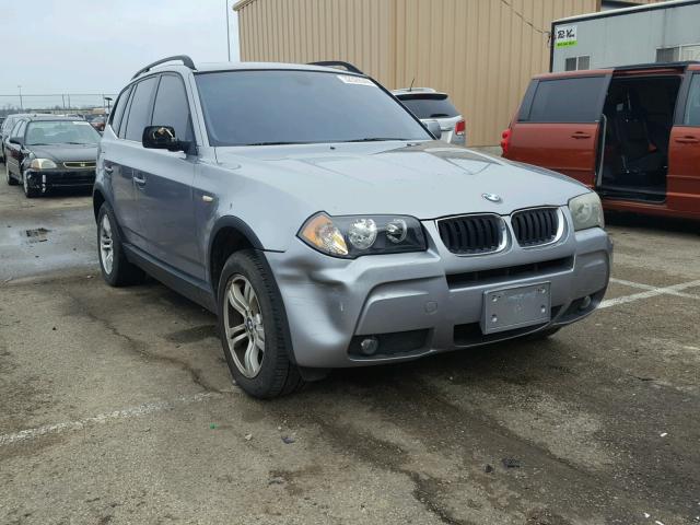 WBXPA93466WG75524 - 2006 BMW X3 3.0I GRAY photo 1