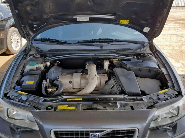 YV1RH52Y042340902 - 2004 VOLVO S60 R GRAY photo 7