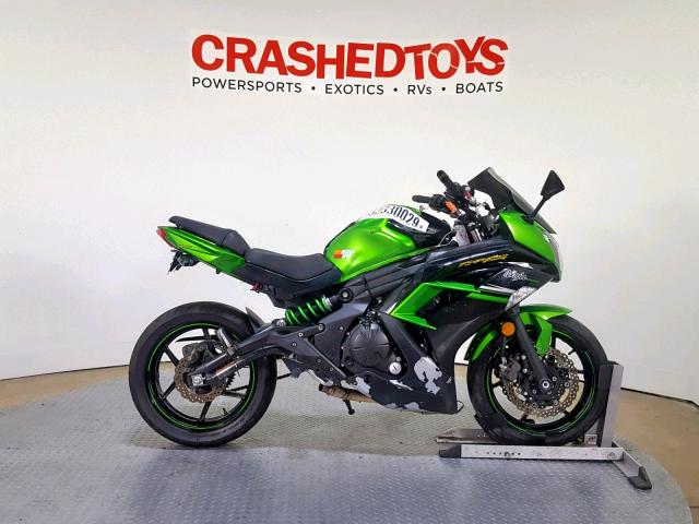 JKAEXEE17GDA20956 - 2016 KAWASAKI EX650 E GREEN photo 1