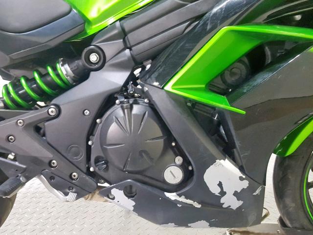 JKAEXEE17GDA20956 - 2016 KAWASAKI EX650 E GREEN photo 11