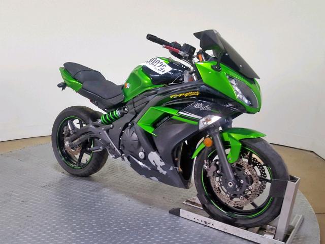 JKAEXEE17GDA20956 - 2016 KAWASAKI EX650 E GREEN photo 2