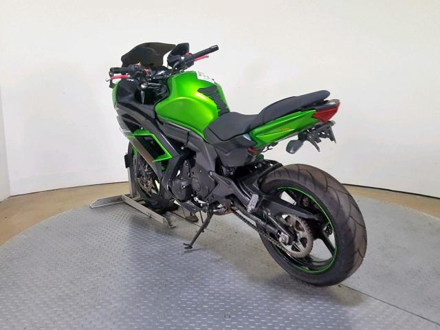 JKAEXEE17GDA20956 - 2016 KAWASAKI EX650 E GREEN photo 6