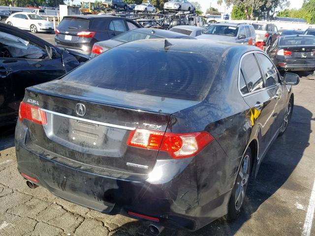 JH4CU2F86EC003242 - 2014 ACURA TSX SE BLACK photo 4