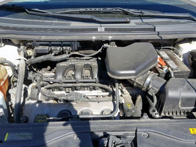 2FMDK39C18BA62524 - 2008 FORD EDGE LIMIT WHITE photo 7