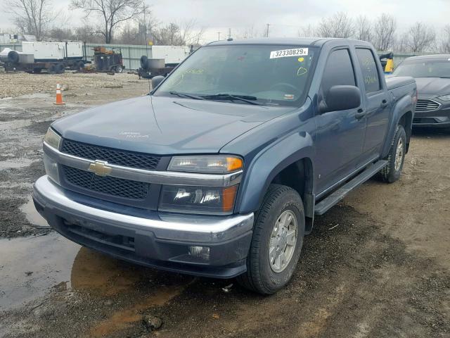 1GCDS136468163519 - 2006 CHEVROLET COLORADO BLUE photo 2