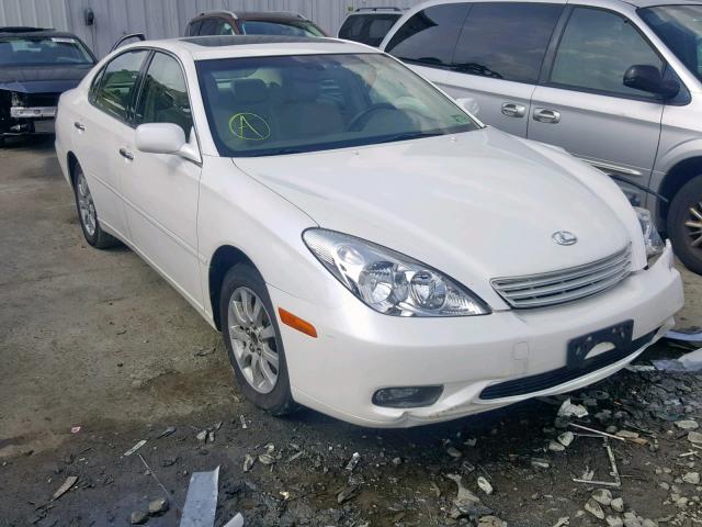 JTHBA30GX45002284 - 2004 LEXUS ES 330 WHITE photo 1