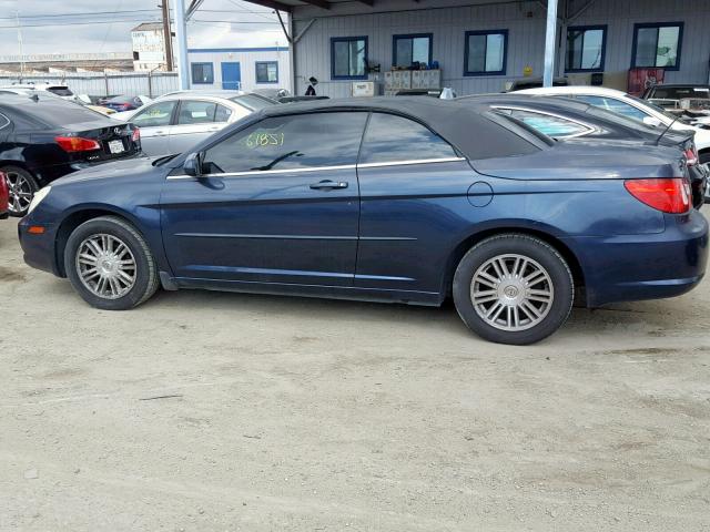 1C3LC55R78N673427 - 2008 CHRYSLER SEBRING TO BLUE photo 9