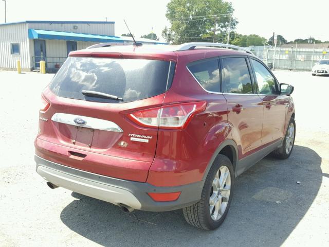 1FMCU0J90EUA81754 - 2014 FORD ESCAPE TIT RED photo 4