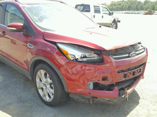 1FMCU0J90EUA81754 - 2014 FORD ESCAPE TIT RED photo 9