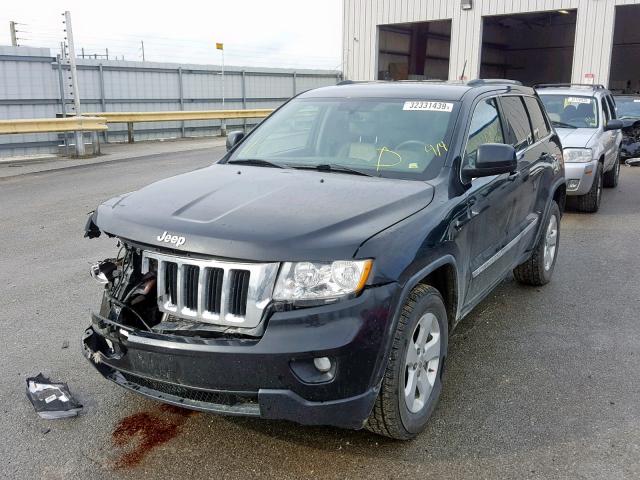 1C4RJEAG3DC616406 - 2013 JEEP GRAND CHER BLACK photo 2