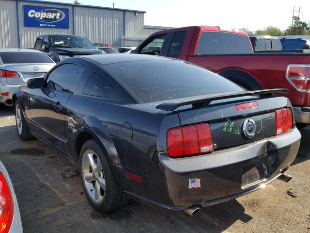 1ZVFT82H175220910 - 2007 FORD MUSTANG GT BLACK photo 3