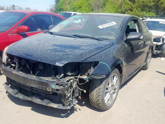 JTKDE177970161025 - 2007 TOYOTA SCION TC BLACK photo 2
