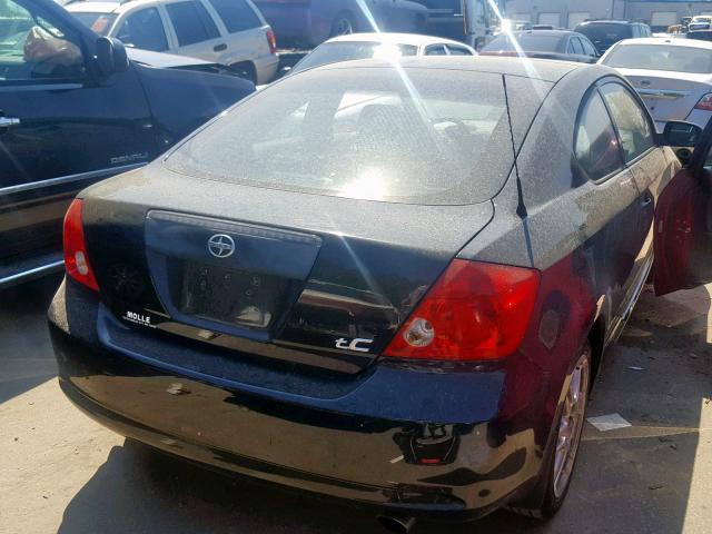 JTKDE177970161025 - 2007 TOYOTA SCION TC BLACK photo 4