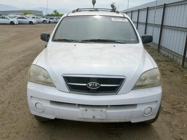 KNDJD733565588271 - 2006 KIA SORENTO EX WHITE photo 9