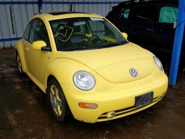 3VWED21C31M478178 - 2001 VOLKSWAGEN NEW BEETLE ყვითელი ფოტო 1