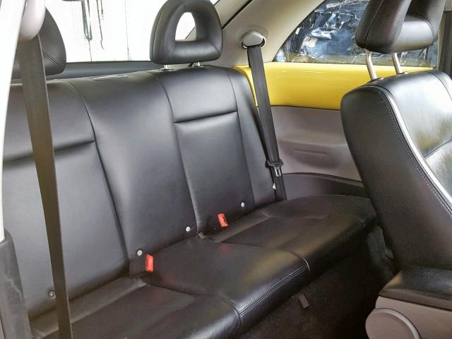 3VWED21C31M478178 - 2001 VOLKSWAGEN NEW BEETLE ყვითელი ფოტო 6