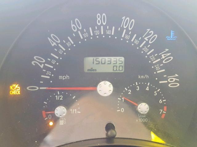 3VWED21C31M478178 - 2001 VOLKSWAGEN NEW BEETLE ყვითელი ფოტო 8