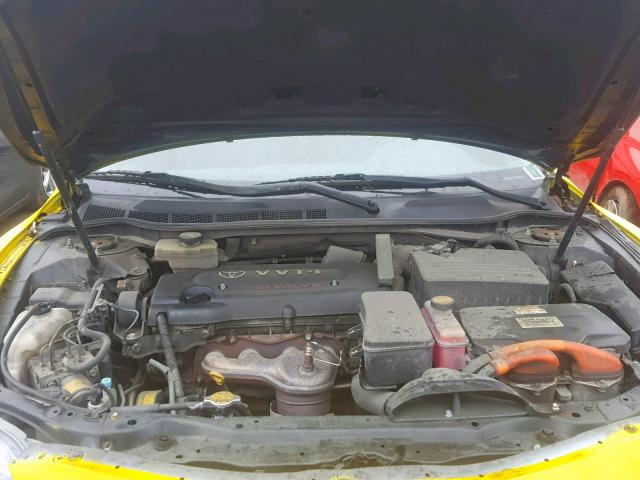 4T1BB3EK5BU141524 - 2011 TOYOTA CAMRY HYBR YELLOW photo 7