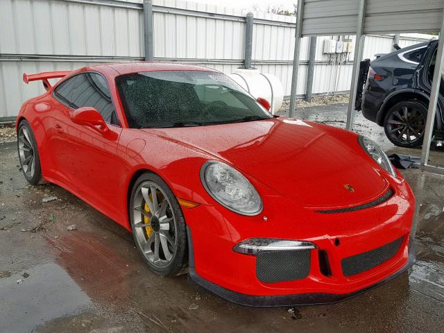 WP0AC2A93FS184075 - 2015 PORSCHE 911 GT3 RED photo 1