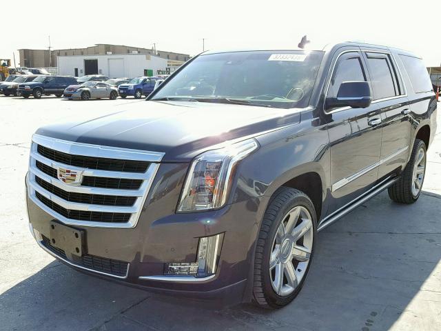 1GYS3JKJ0GR188627 - 2016 CADILLAC ESCALADE E CHARCOAL photo 2