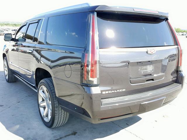 1GYS3JKJ0GR188627 - 2016 CADILLAC ESCALADE E CHARCOAL photo 3