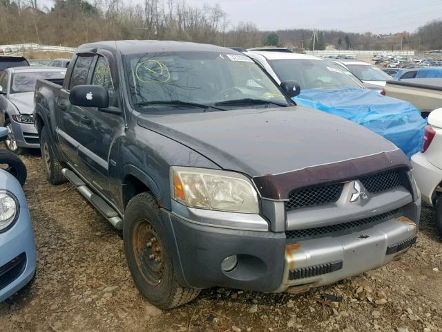 1Z7HT38N66S501150 - 2006 MITSUBISHI RAIDER DUR GRAY photo 1