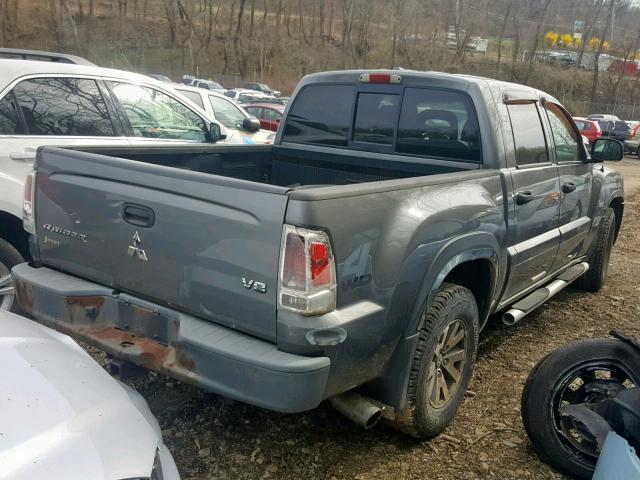 1Z7HT38N66S501150 - 2006 MITSUBISHI RAIDER DUR GRAY photo 4