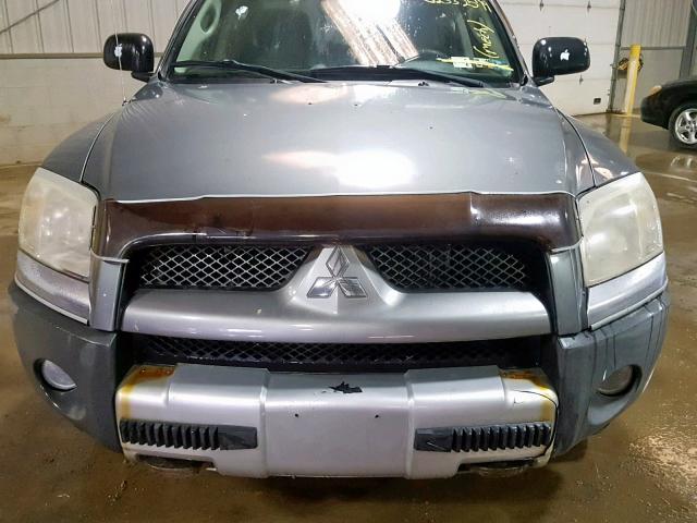 1Z7HT38N66S501150 - 2006 MITSUBISHI RAIDER DUR GRAY photo 9