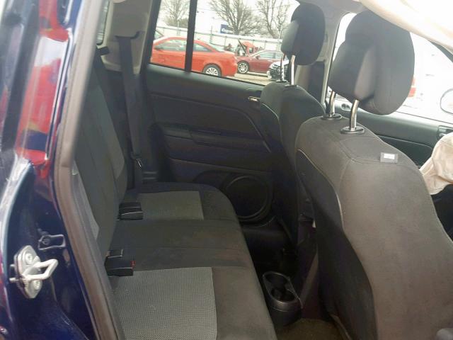 1C4NJDBBXHD154535 - 2017 JEEP COMPASS SP Көк фото 6