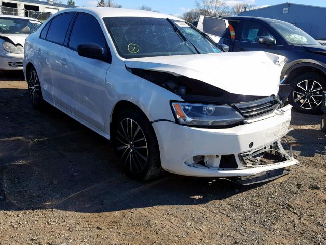 3VW1K7AJ1CM343509 - 2012 VOLKSWAGEN JETTA BASE WHITE photo 1