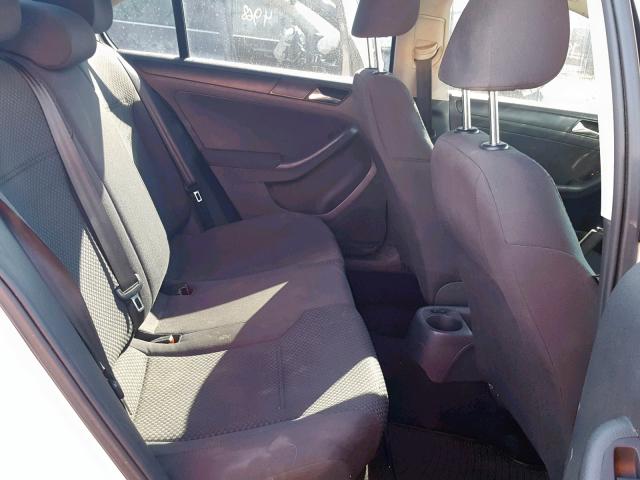 3VW1K7AJ1CM343509 - 2012 VOLKSWAGEN JETTA BASE WHITE photo 6