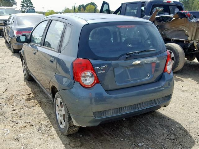 KL1TD6DE9AB135114 - 2010 CHEVROLET AVEO LS GREEN photo 3