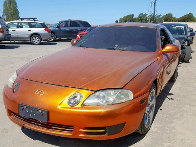 JT8UZ30CXS0040333 - 1995 LEXUS SC 400 ORANGE photo 2