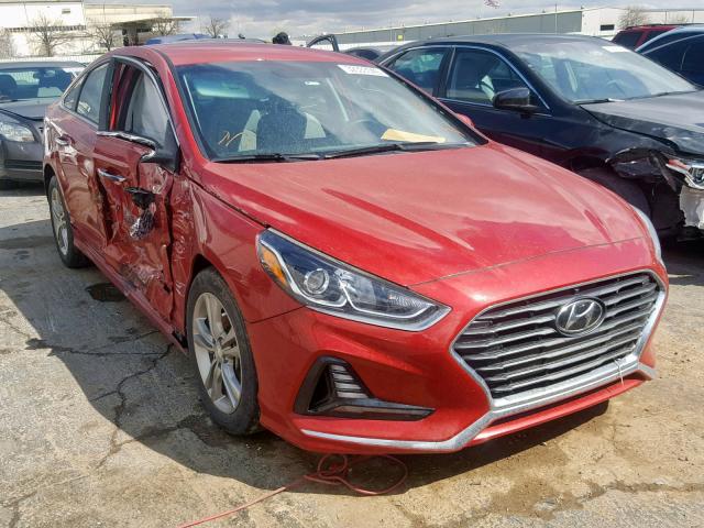 5NPE34AFXJH656007 - 2018 HYUNDAI SONATA SPO RED photo 1