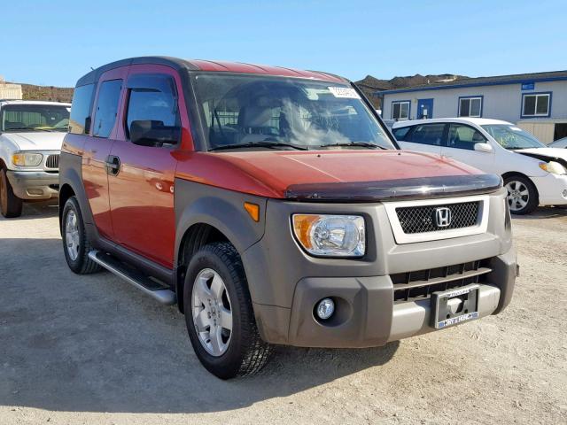 5J6YH18543L002557 - 2003 HONDA ELEMENT EX ORANGE photo 1