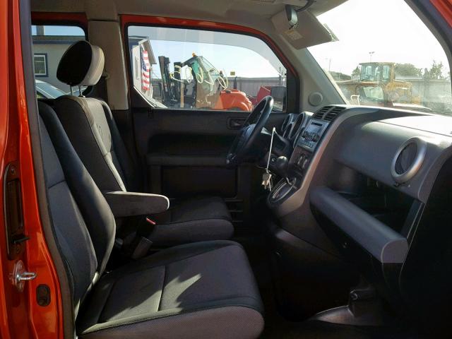 5J6YH18543L002557 - 2003 HONDA ELEMENT EX ORANGE photo 5