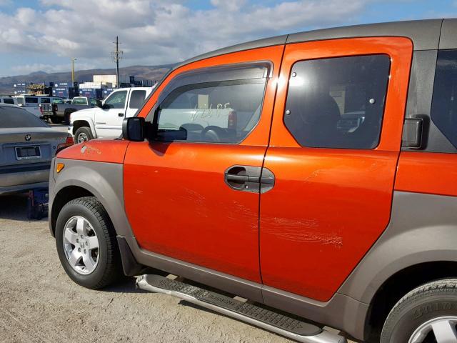 5J6YH18543L002557 - 2003 HONDA ELEMENT EX ORANGE photo 9