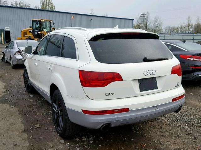 WA1BV74L97D068639 - 2007 AUDI Q7 4.2 QUA WHITE photo 3