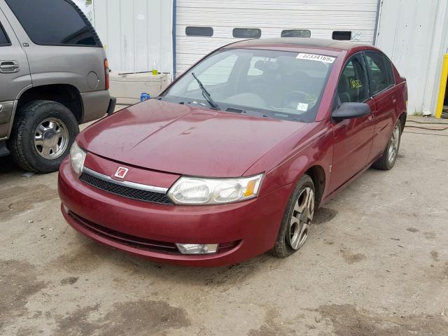 1G8AL52F74Z120738 - 2004 SATURN ION LEVEL BURGUNDY photo 2