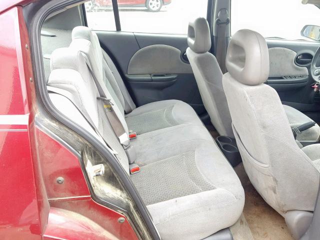 1G8AL52F74Z120738 - 2004 SATURN ION LEVEL BURGUNDY photo 6