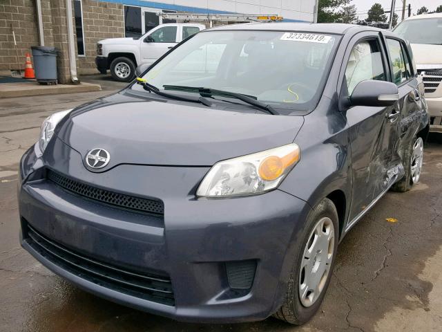 JTKKU4B4XA1005604 - 2010 TOYOTA SCION XD GRAY photo 2