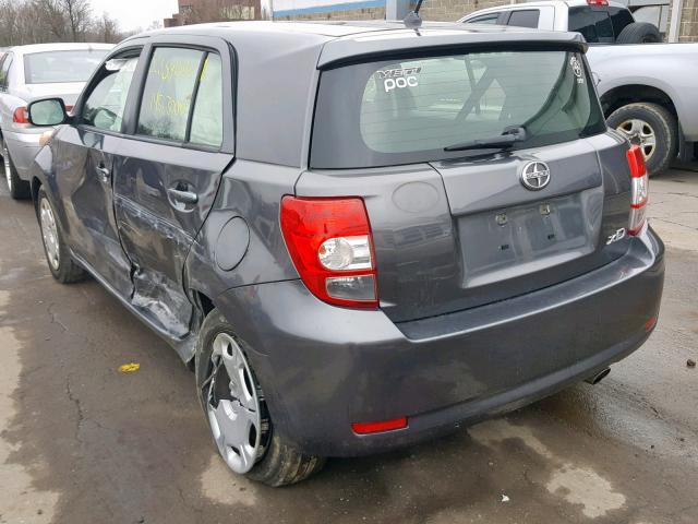 JTKKU4B4XA1005604 - 2010 TOYOTA SCION XD GRAY photo 3