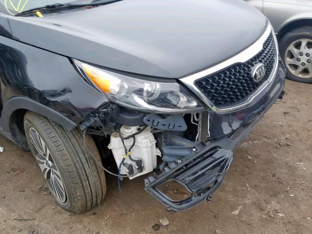 KNDPC3AC7G7836048 - 2016 KIA SPORTAGE E BLACK photo 9