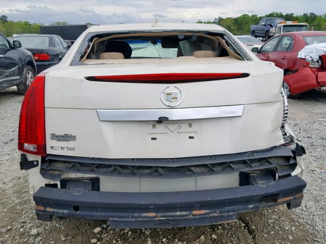 1G6DE5E56C0152120 - 2012 CADILLAC CTS LUXURY WHITE photo 9