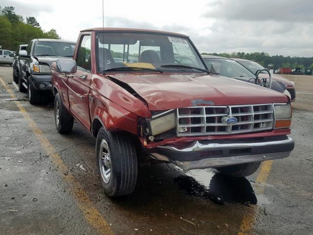 1FTCR10A6NUB23450 - 1992 FORD RANGER RED photo 1
