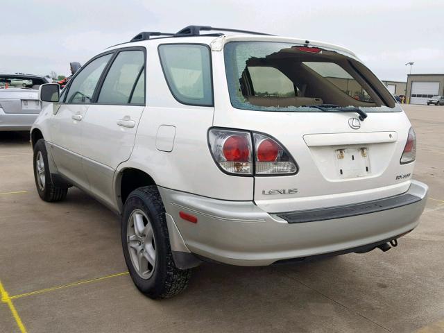 JTJGF10U530154856 - 2003 LEXUS RX 300 WHITE photo 3