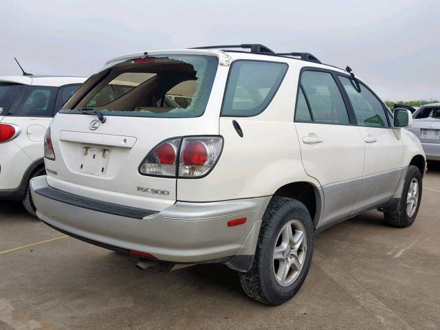 JTJGF10U530154856 - 2003 LEXUS RX 300 WHITE photo 4